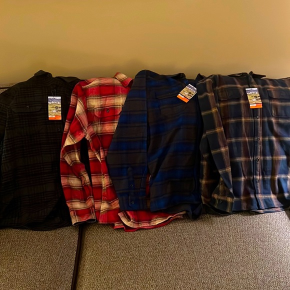 Orvis Shirts Nwt Four Orvis Flannel Shirts Xxl Poshmark